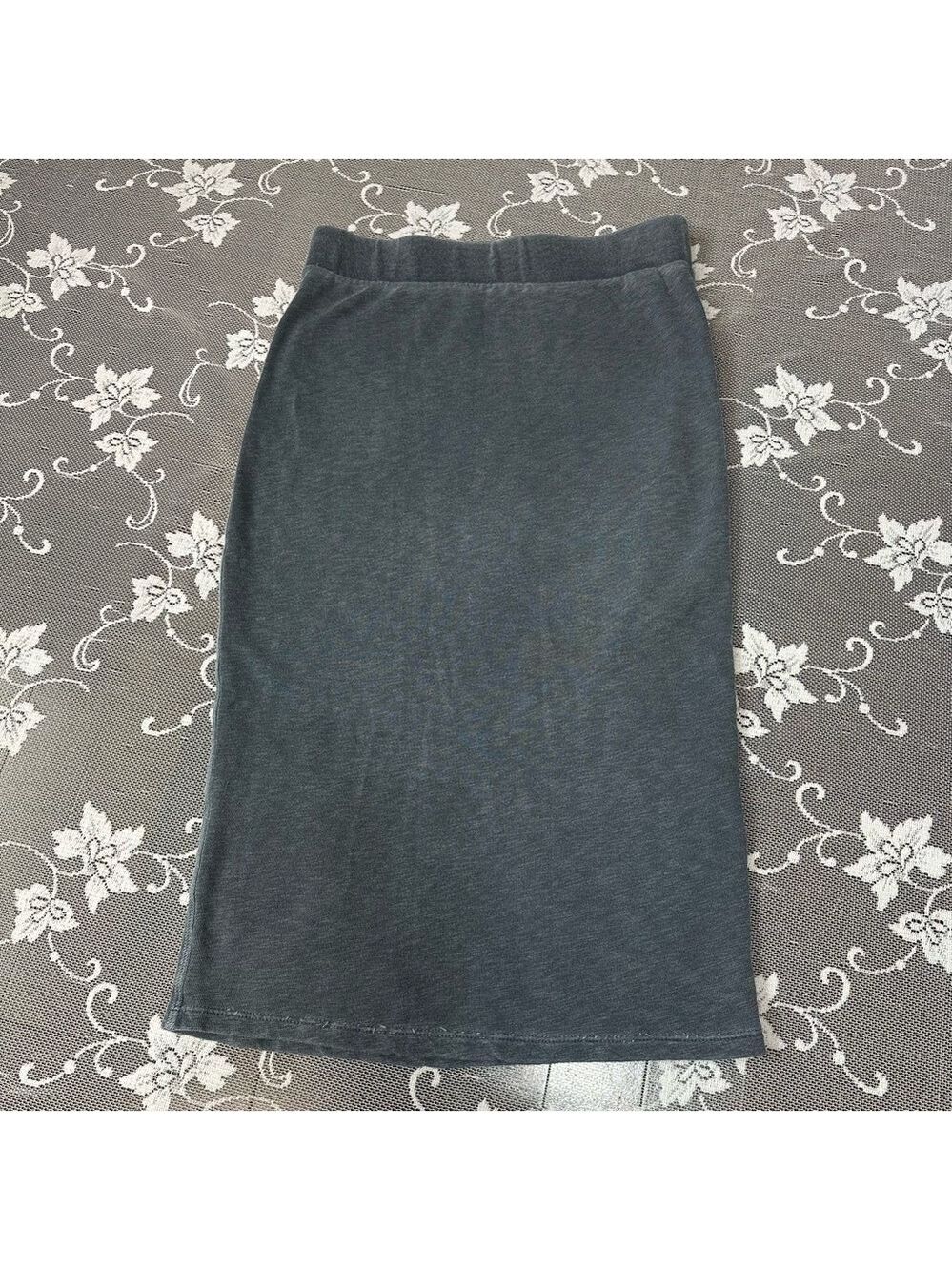 James Perse Stretch Fleece Lined Skirt Sz 1